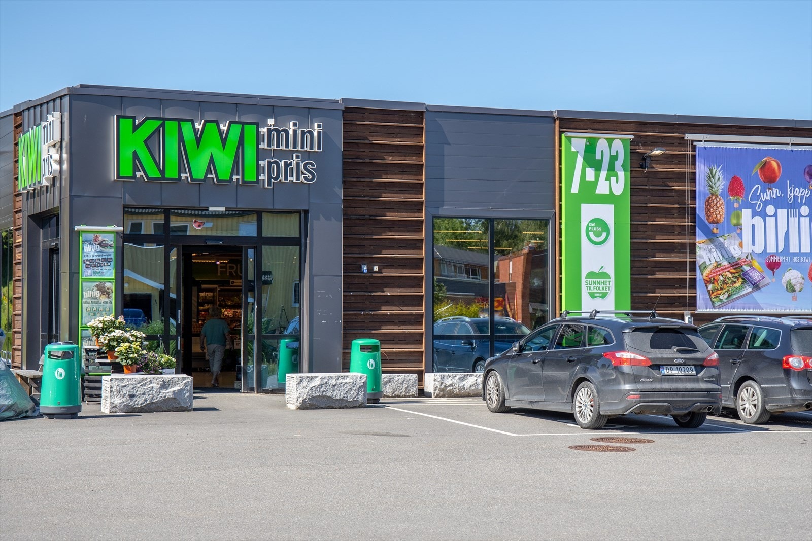 Det er gangavstand til Kiwi. Galleribilde