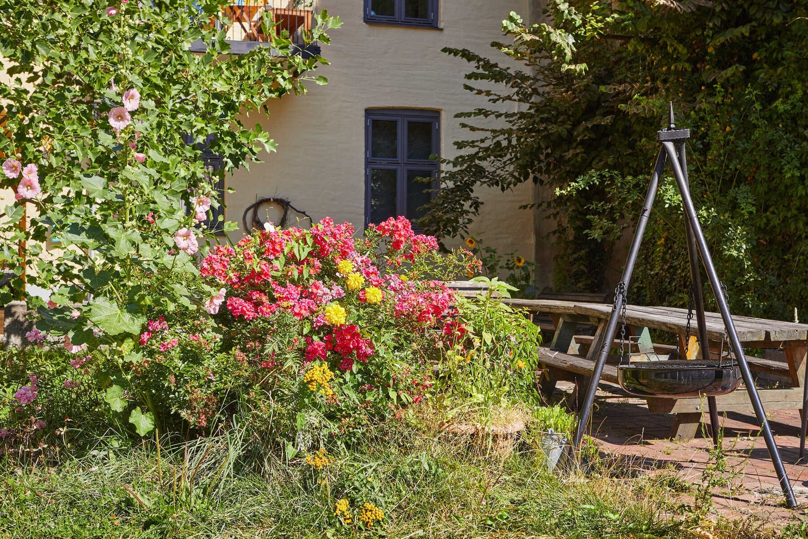 Felles bakgård Galleribilde