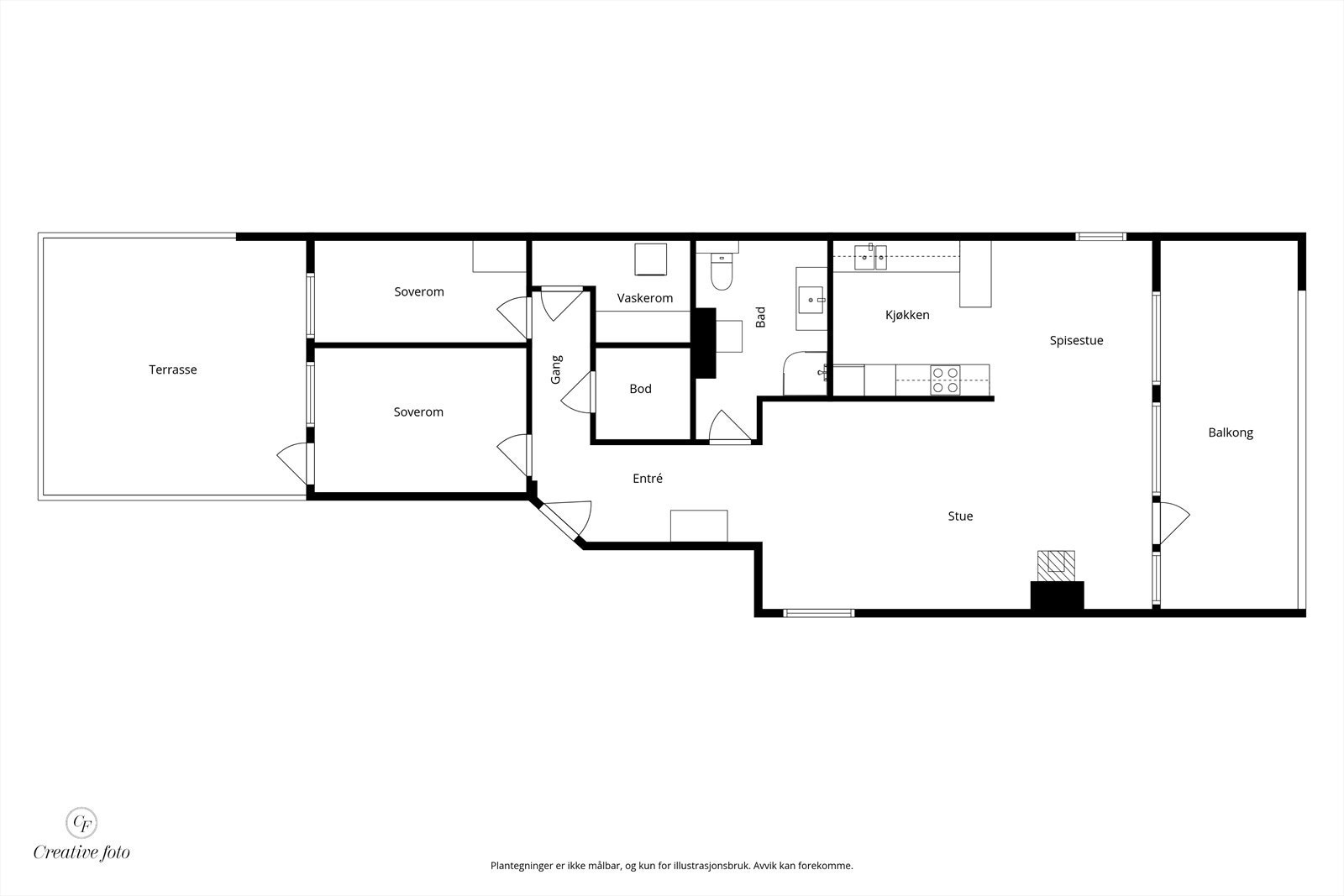 Plantegning Galleribilde