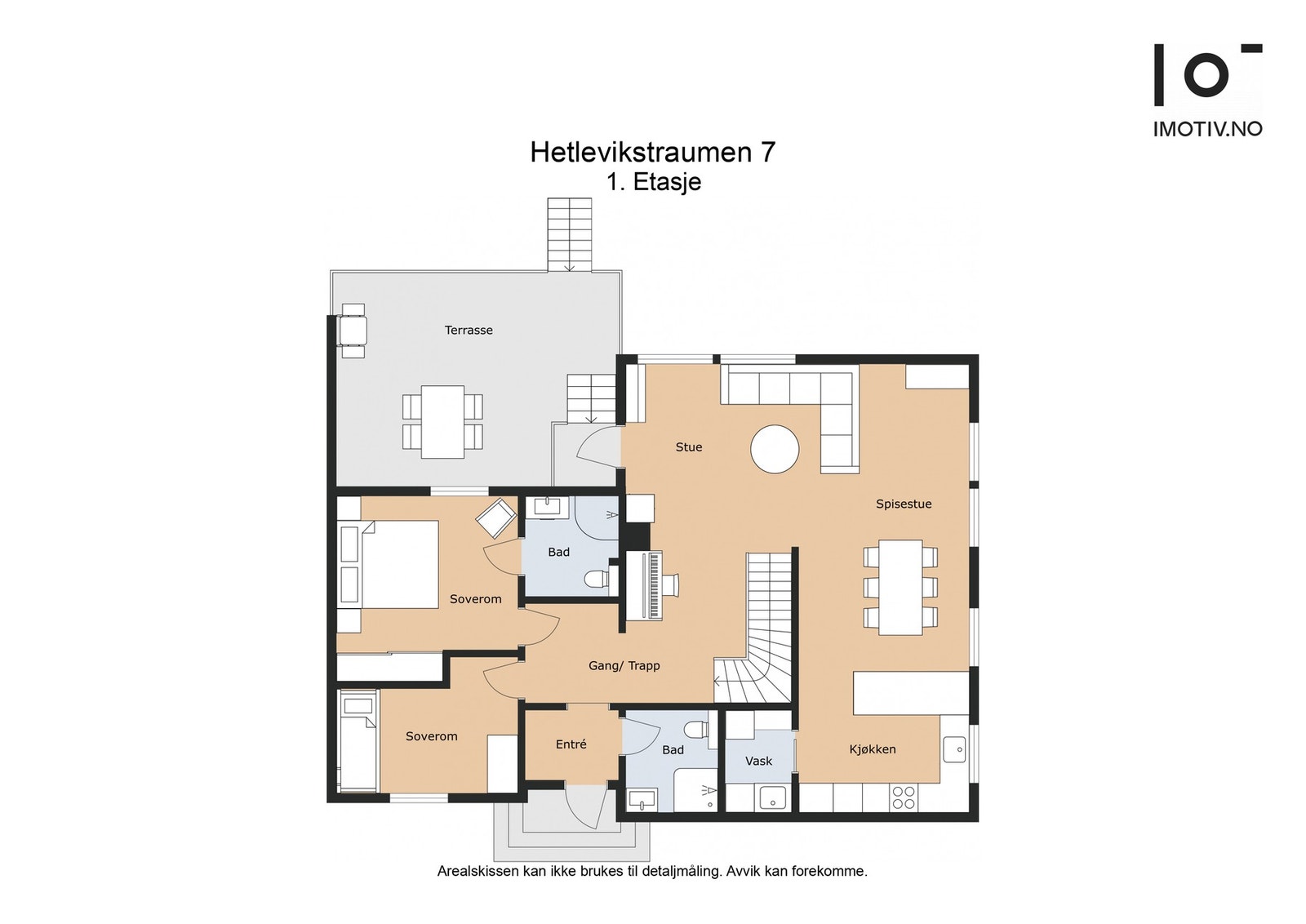 Plantegning 1. etasje Galleribilde