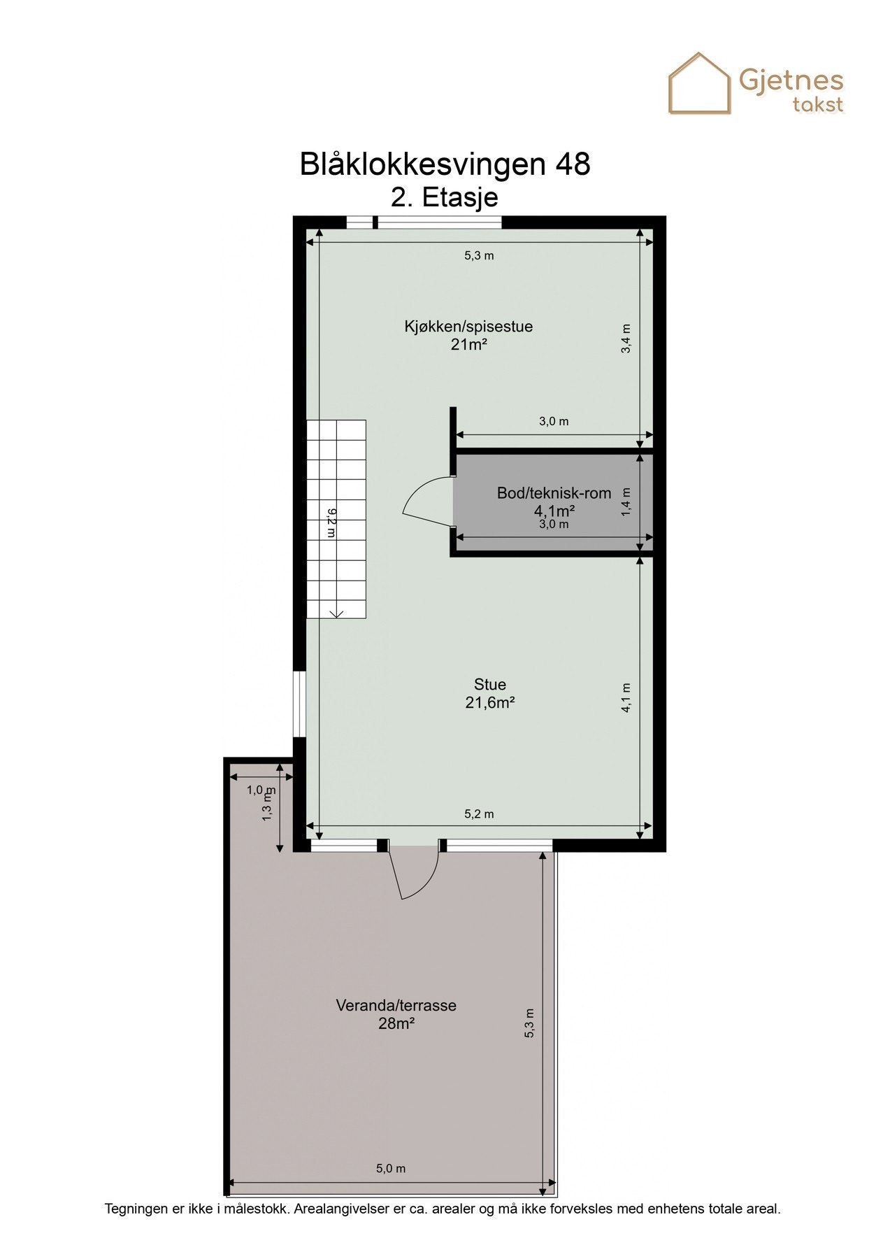 Planskisse 2.etasje Galleribilde