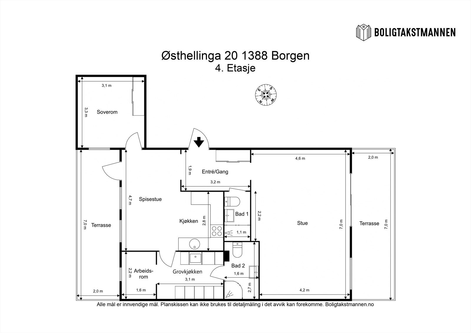 Plantegning. Galleribilde