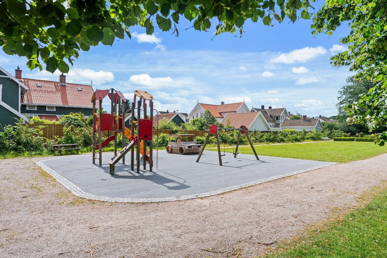 Lekeplassen i Skriverhaven. Galleribilde