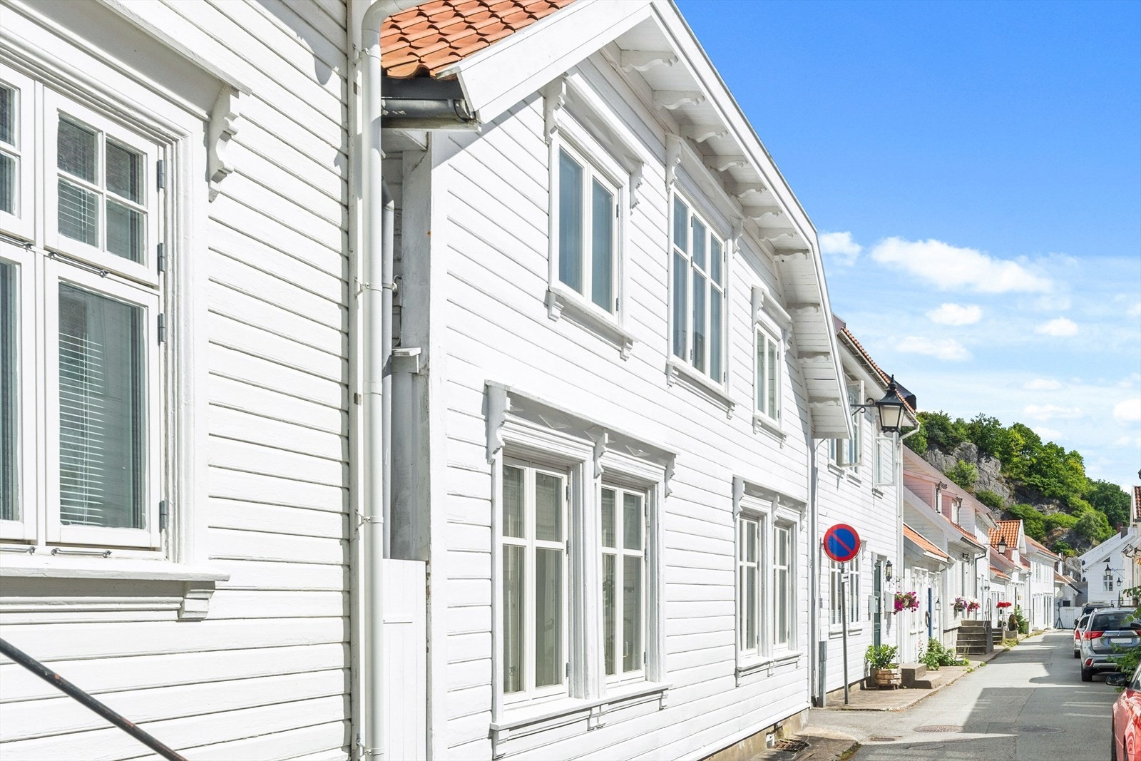 Enveiskjørt gate. Galleribilde
