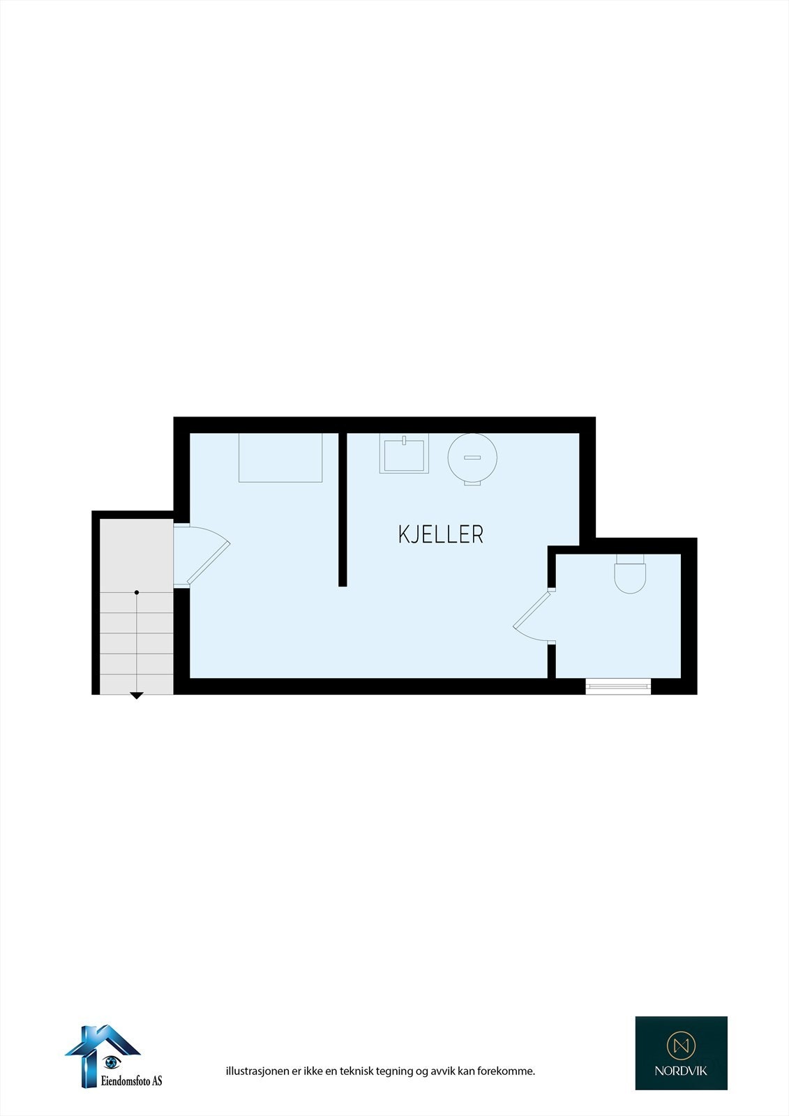 Huset har også en lagringskjeller Galleribilde