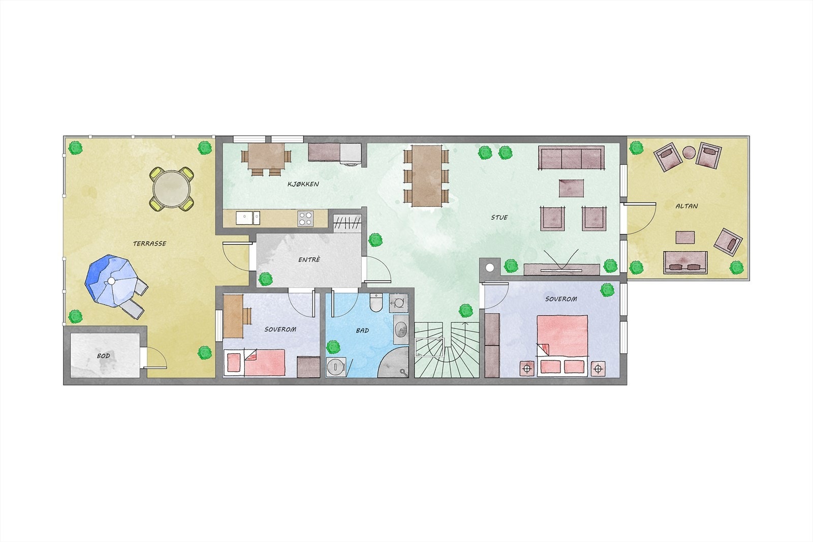 Plantegning Galleribilde