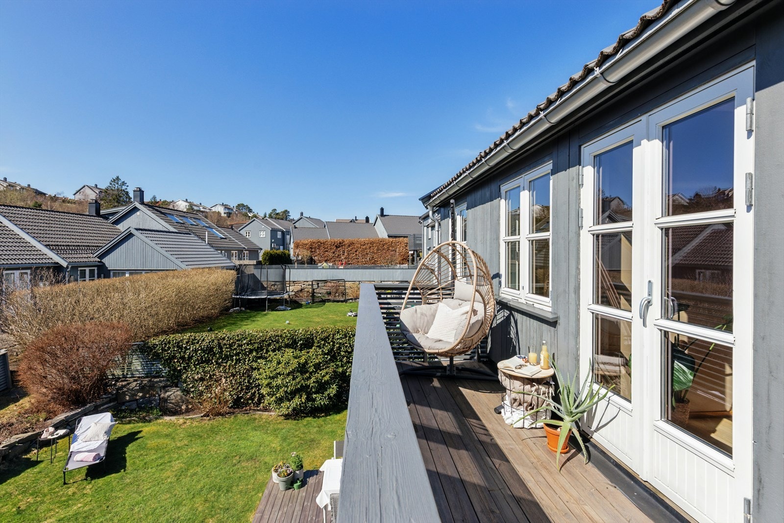 Balkong med utgang fra hovedsoverom Galleribilde