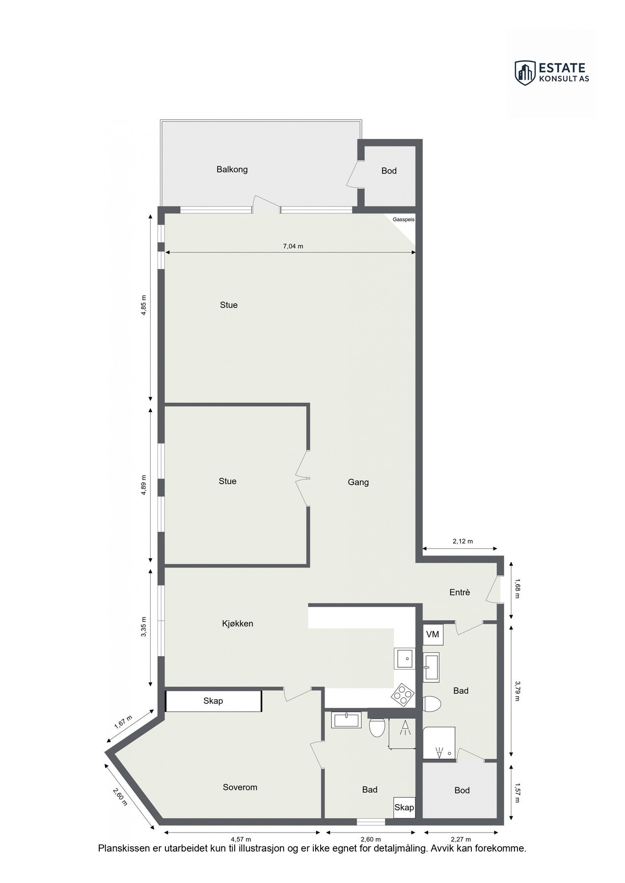 Plantegning Galleribilde