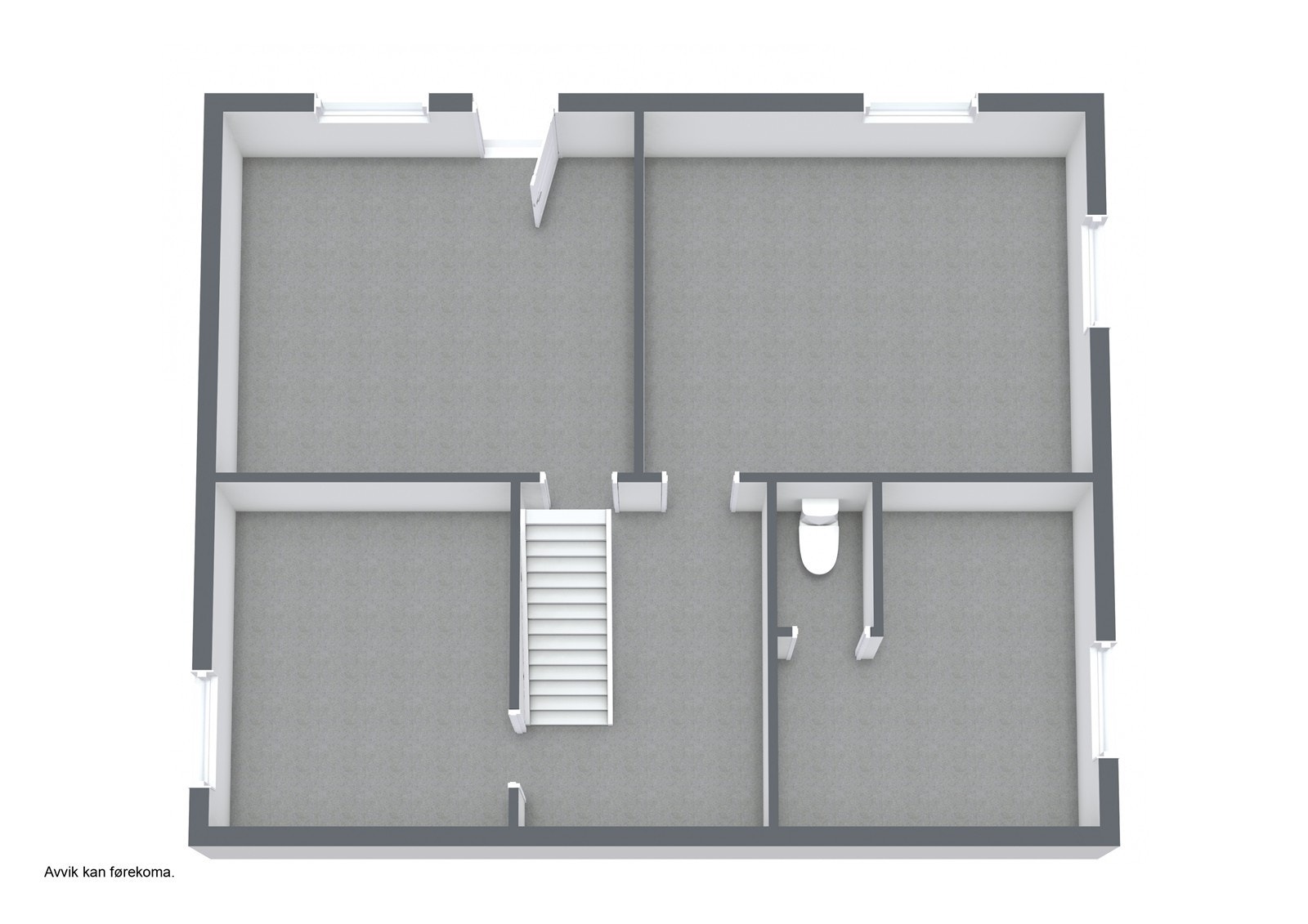 Planteikning 3D underetasje. Galleribilde