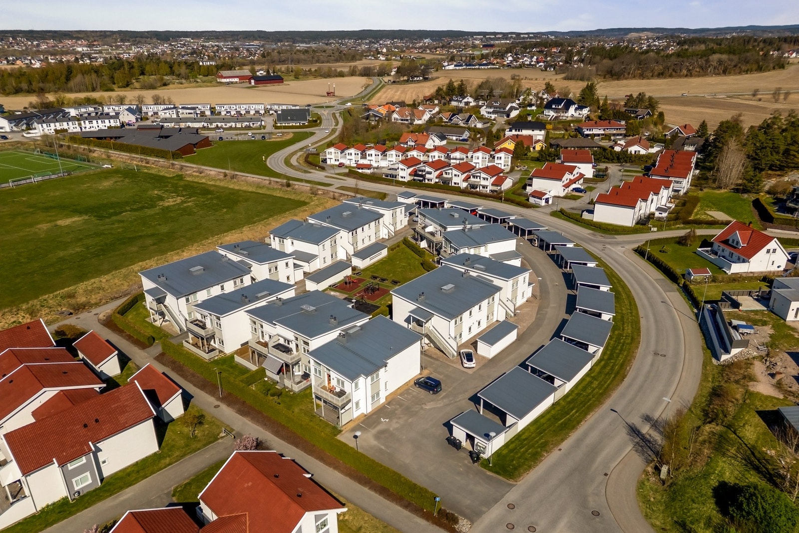 Det er kort vei til Begbymarka med flotte turområder. Galleribilde