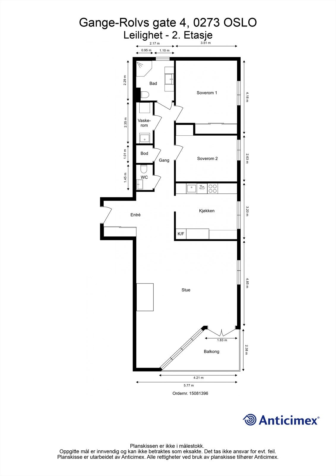 Plantegning Galleribilde