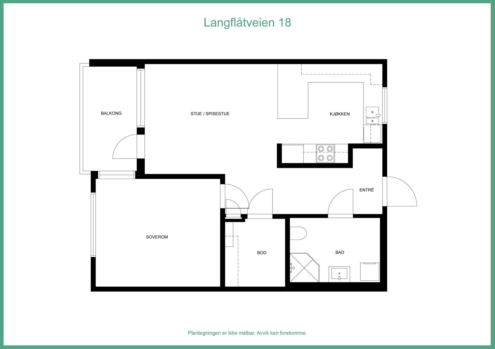 Plantegning Galleribilde