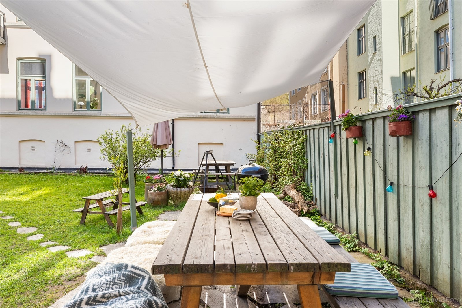 Pikniken kan tas rett utenfor egen ytterdør. Galleribilde