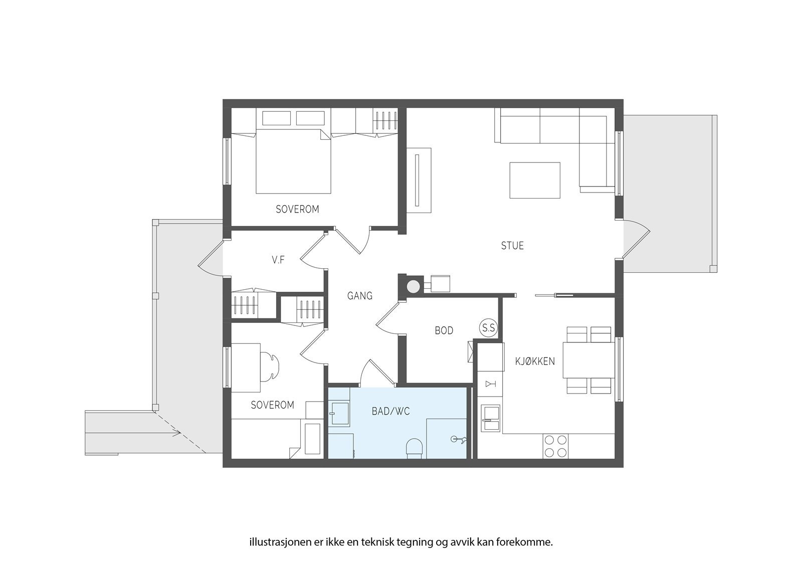 Plantegning. Galleribilde
