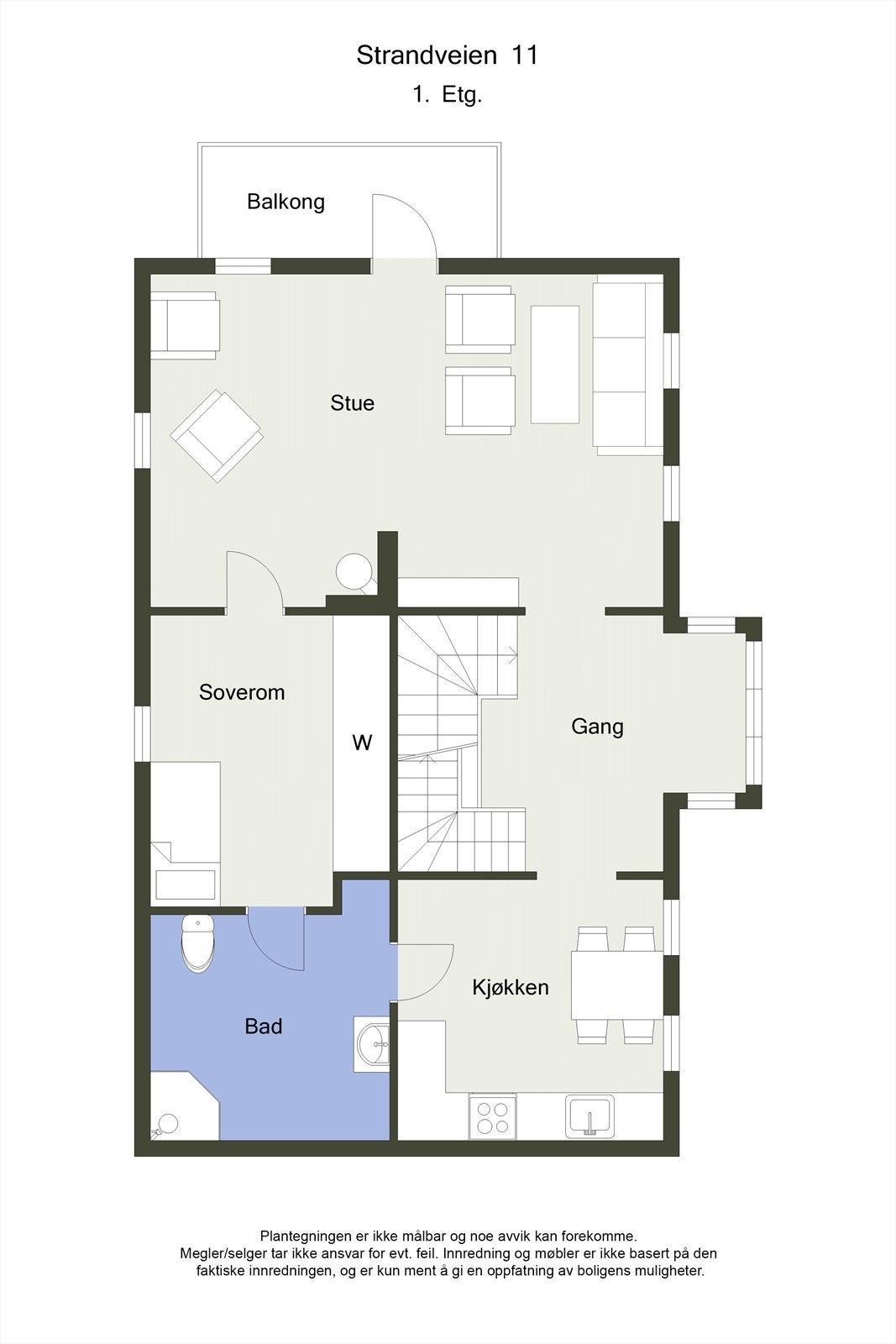 Planskisse 2D - 2.etasje Galleribilde