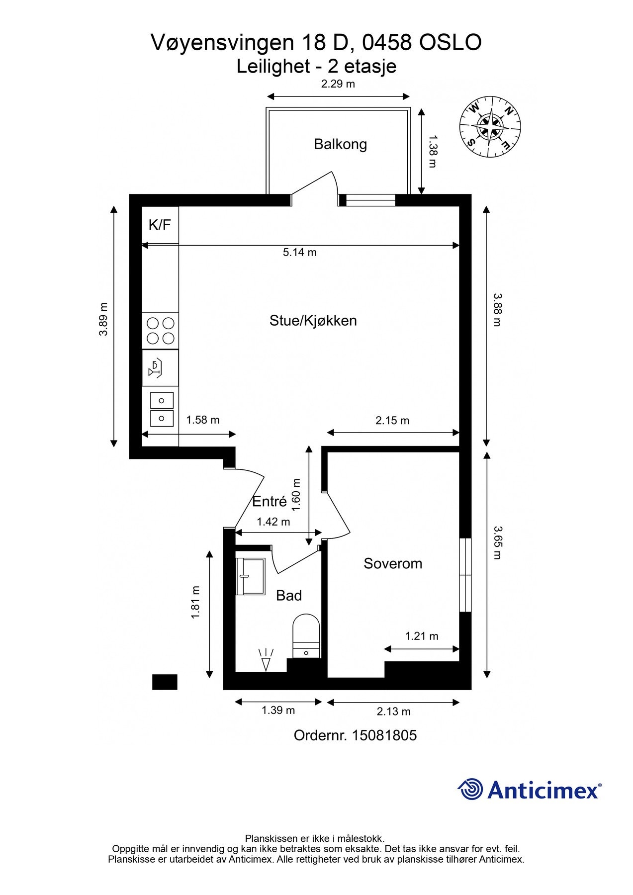 Dagens planløsning. Galleribilde