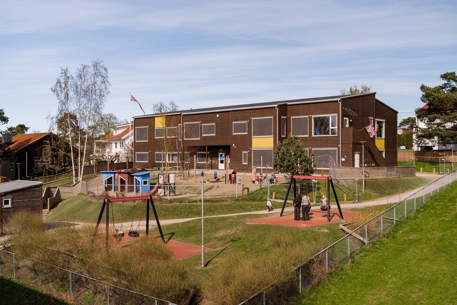 Dette er et barnevennlig område som sikrer rolige og trygge omgivelser uansett livssituasjon. Galleribilde