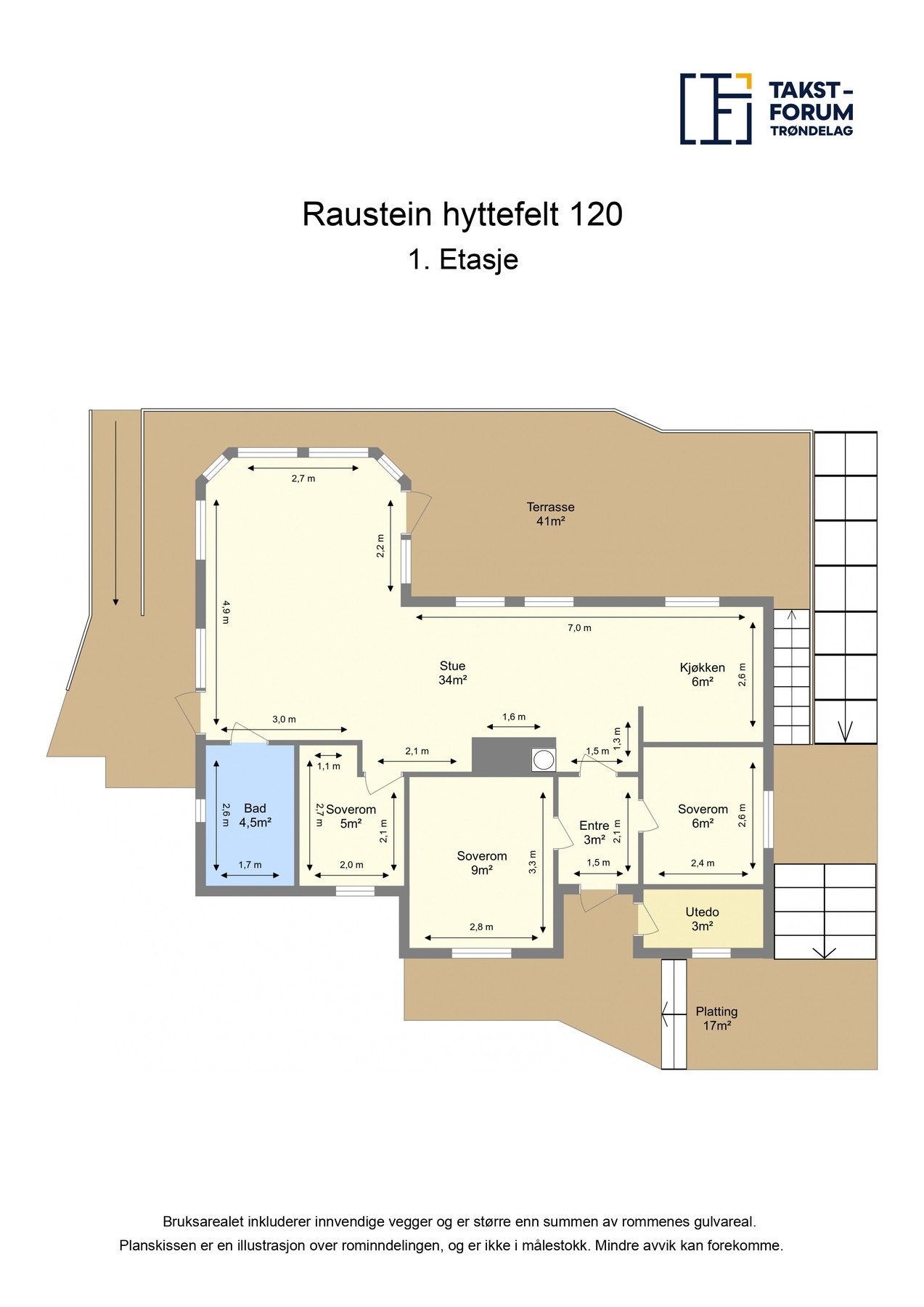 Planskisse 1. etasje Galleribilde
