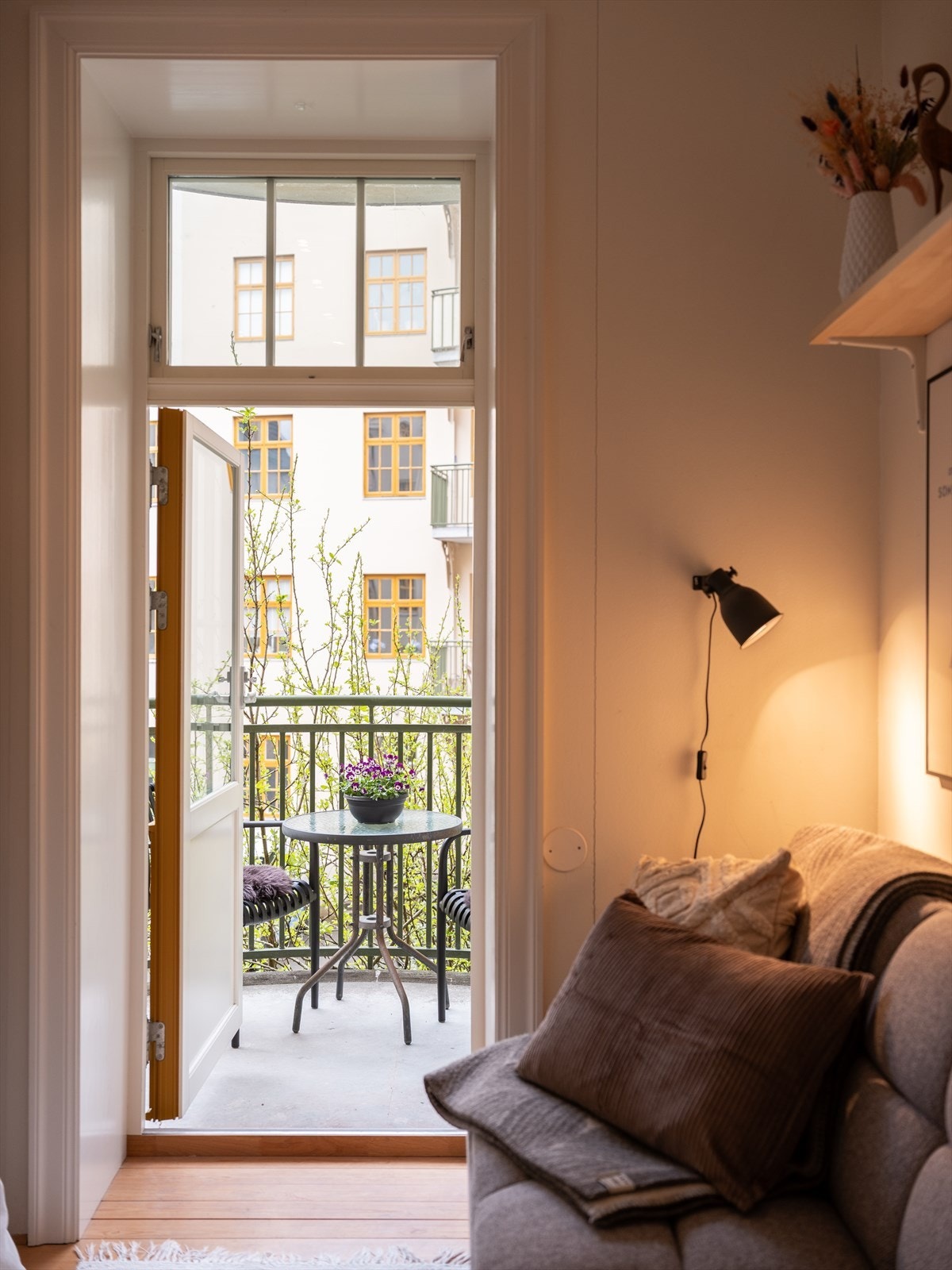 Direkte tilknytning til soverommet har du en balkong på 4m². Galleribilde