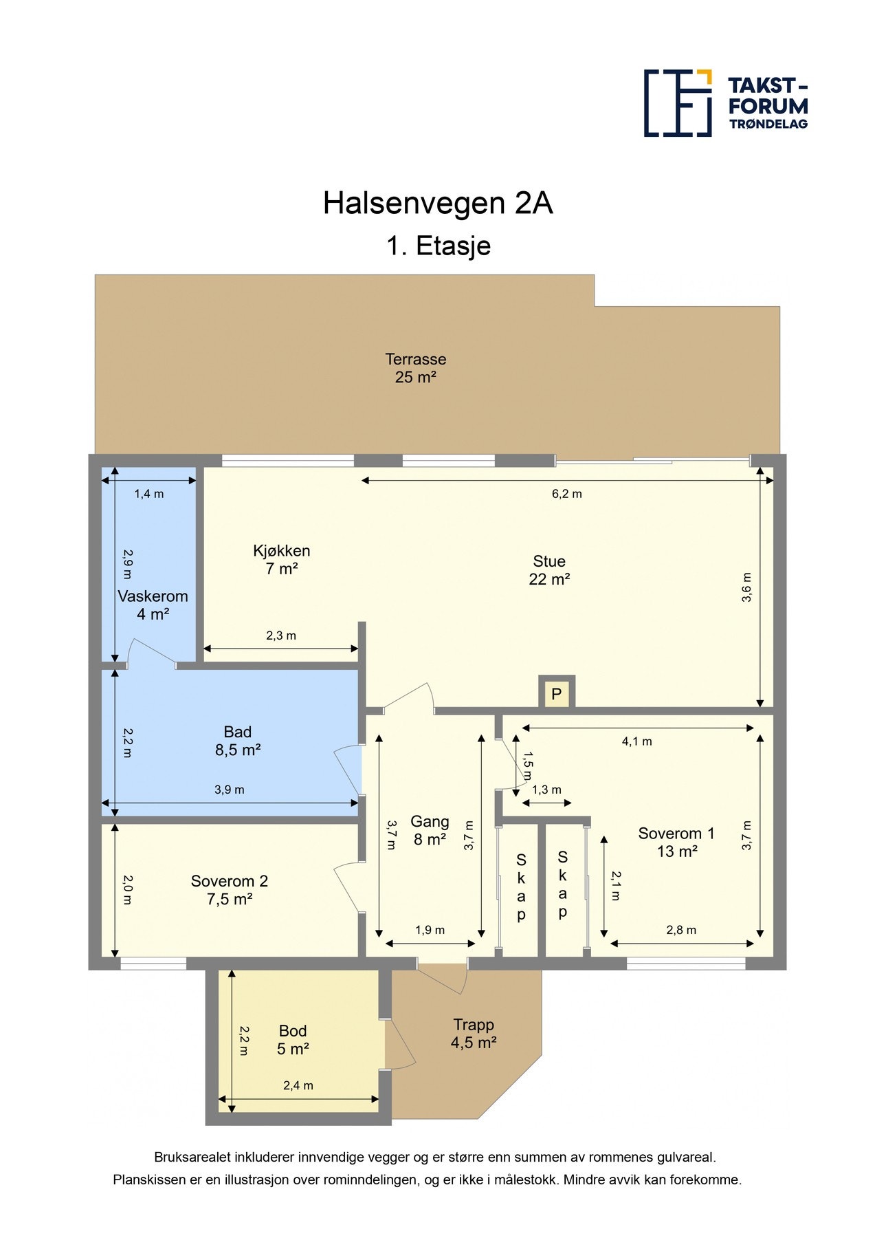 Plantegning Galleribilde