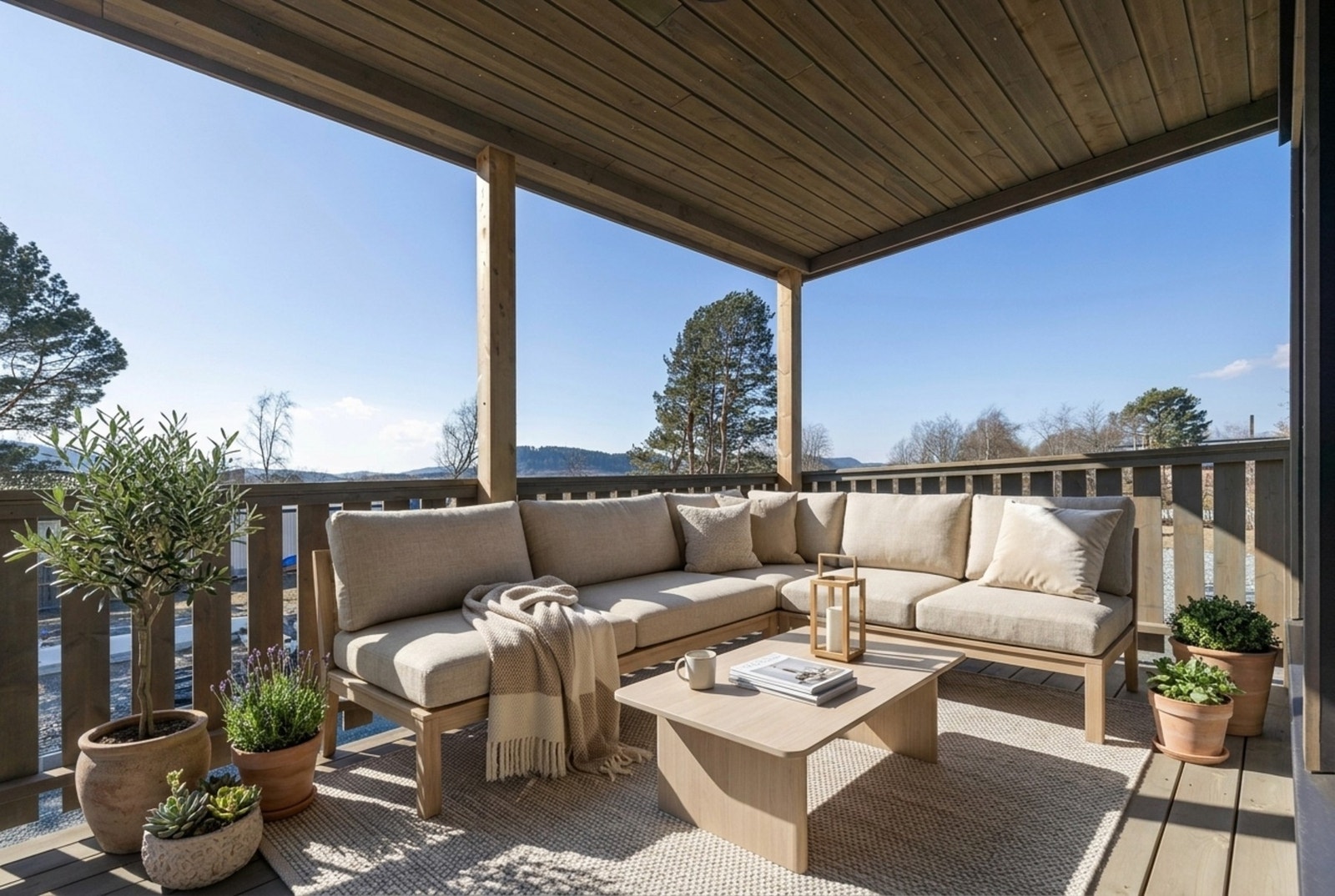 Overbygd veranda på ca. 10 kvm Galleribilde