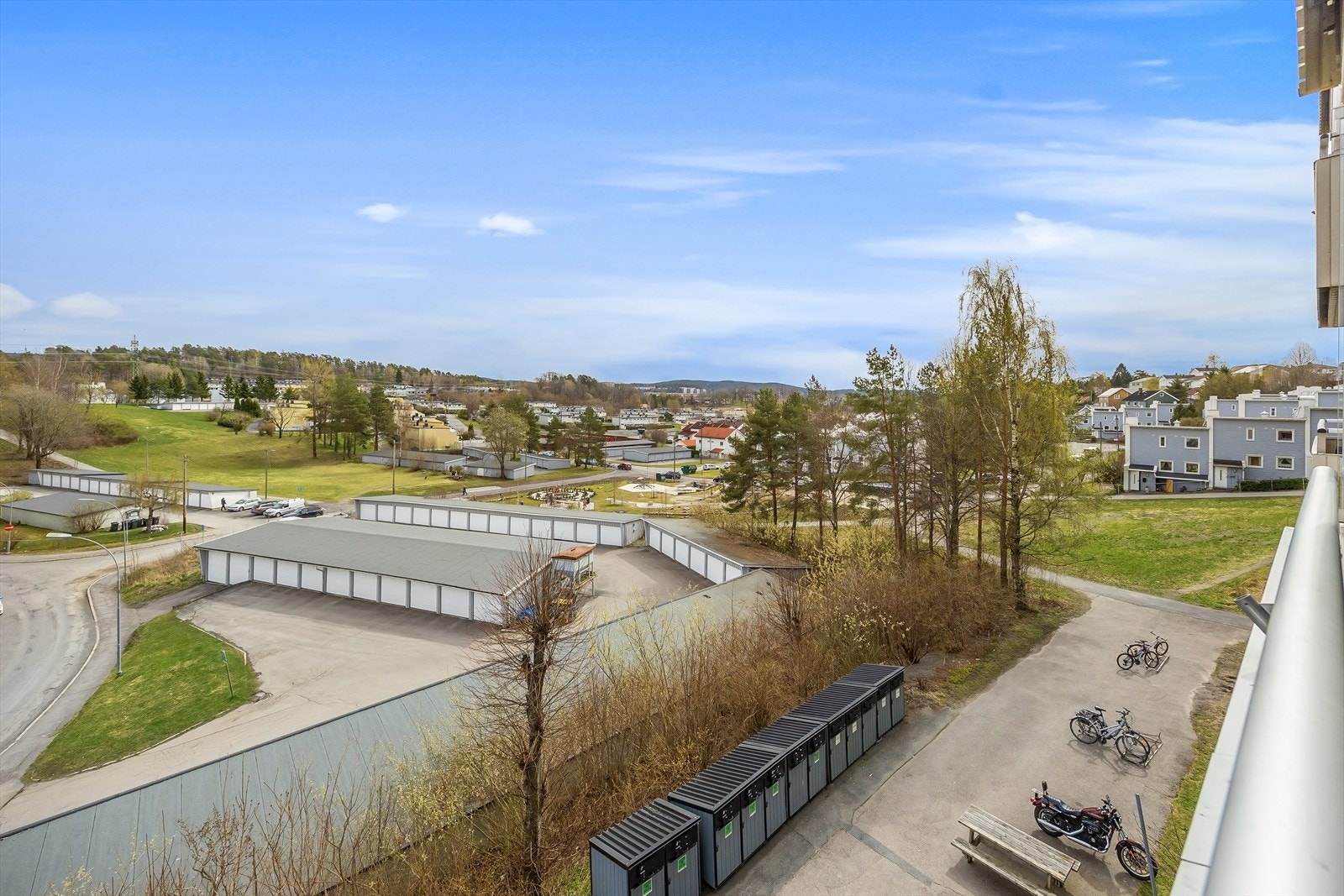 Utsikt fra balkongen. Galleribilde