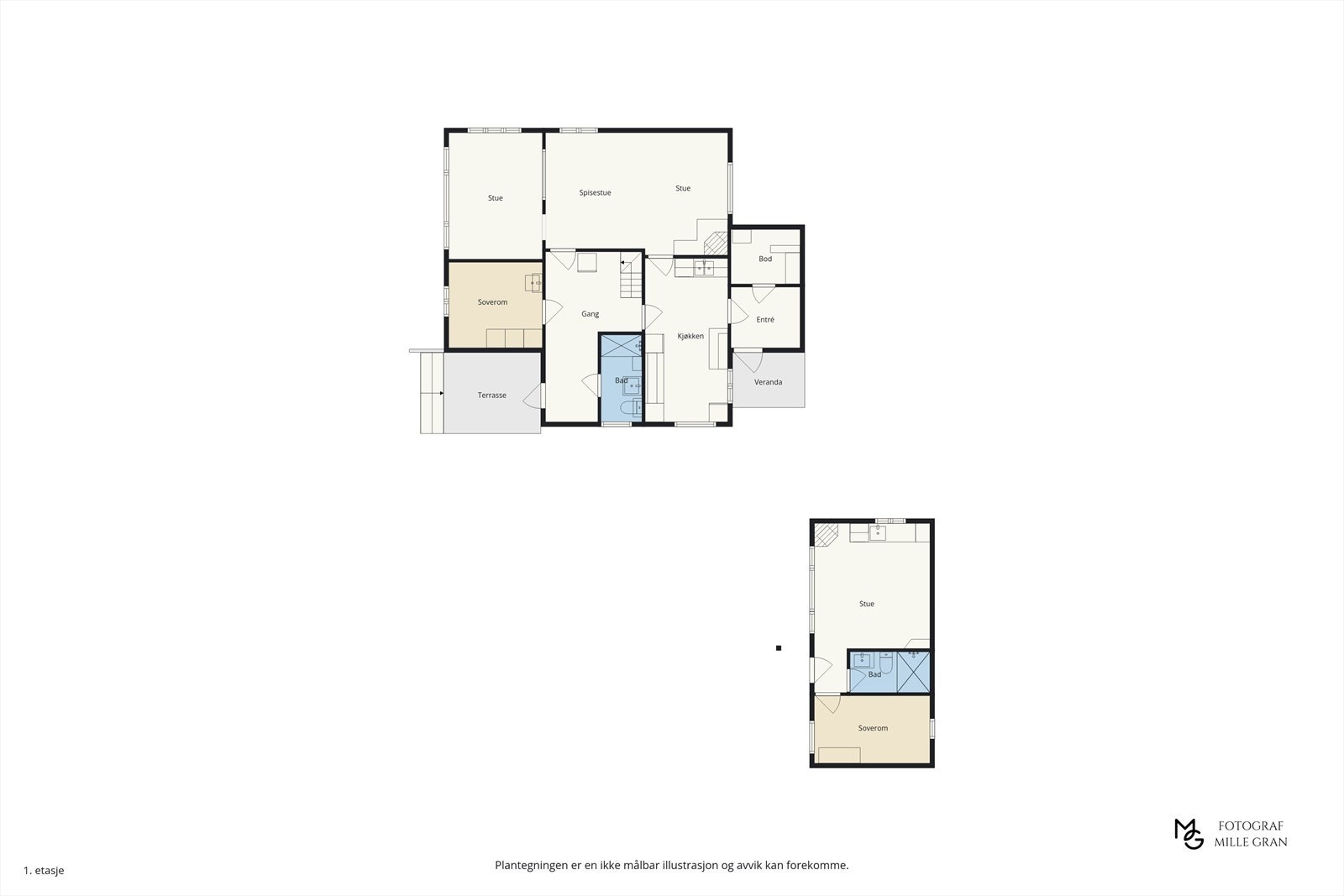 Plantegning Galleribilde