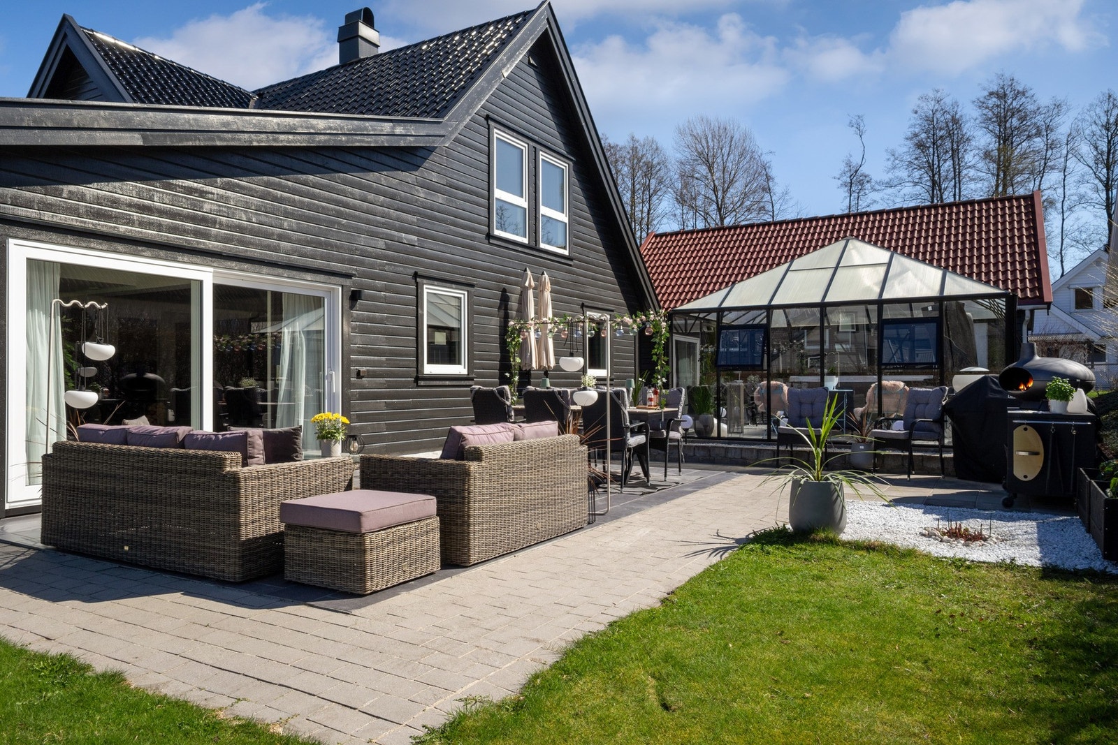 Boligen har flere uteområder etablert i perioden 2018-2022. Galleribilde