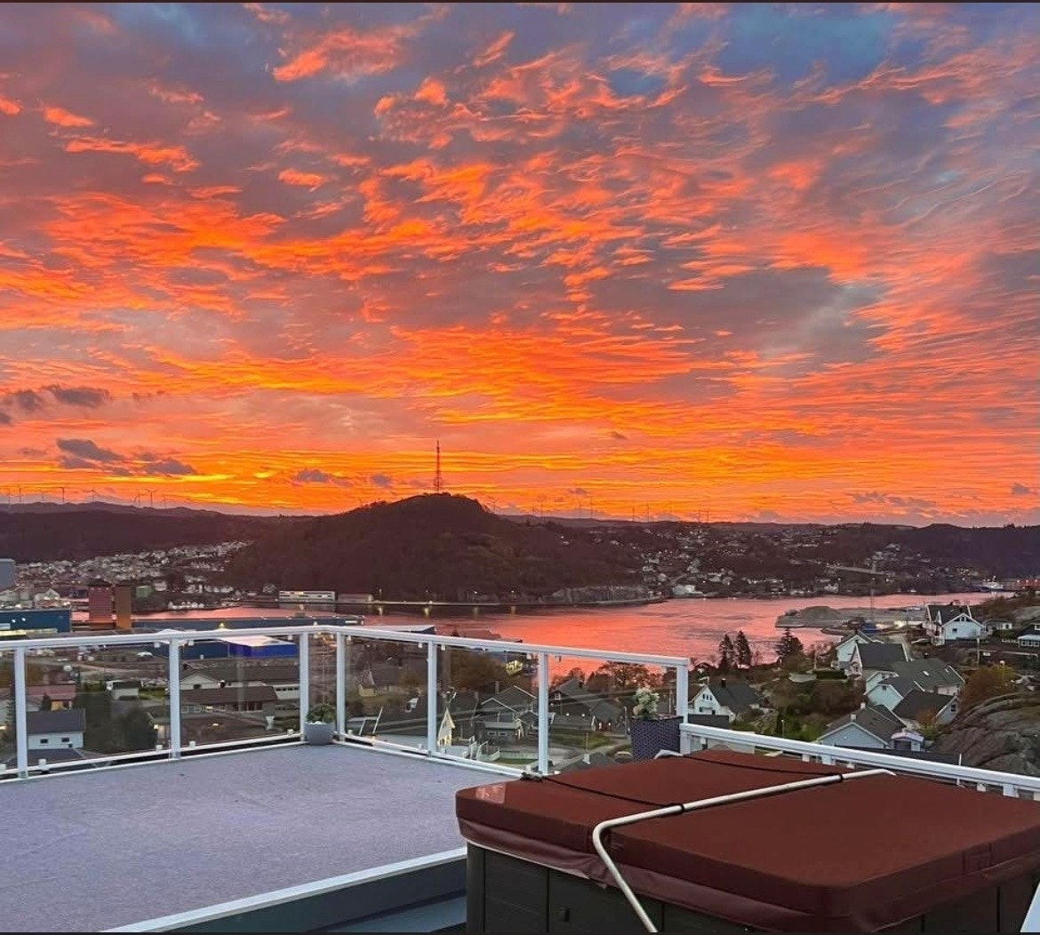 Nydelig soloppgang Galleribilde