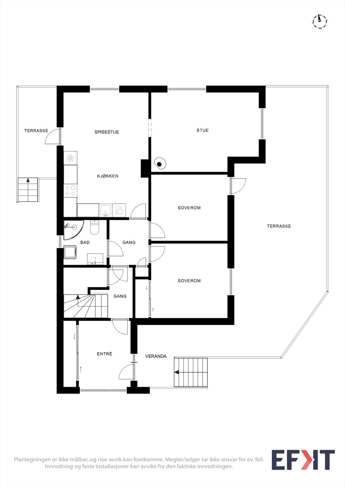Plantegning 1.etasje Galleribilde