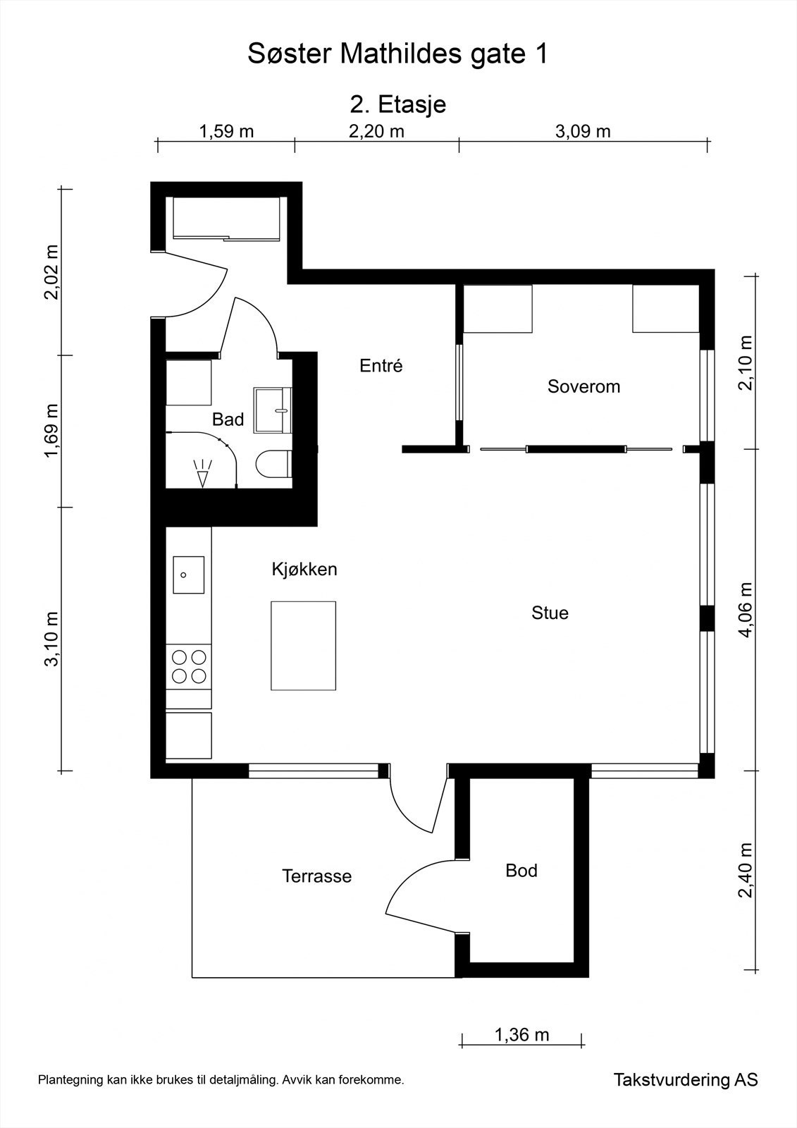 Plantegning Galleribilde