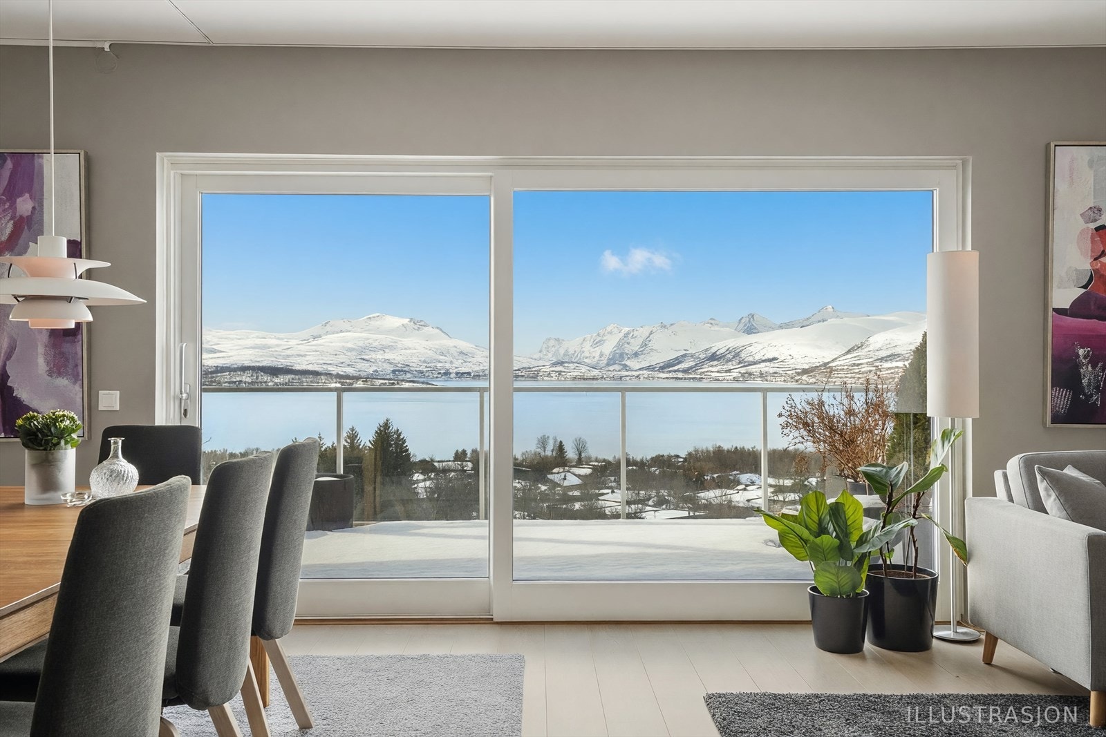 Værforhold er digitalt forbedret ved hjelp av AI. Galleribilde