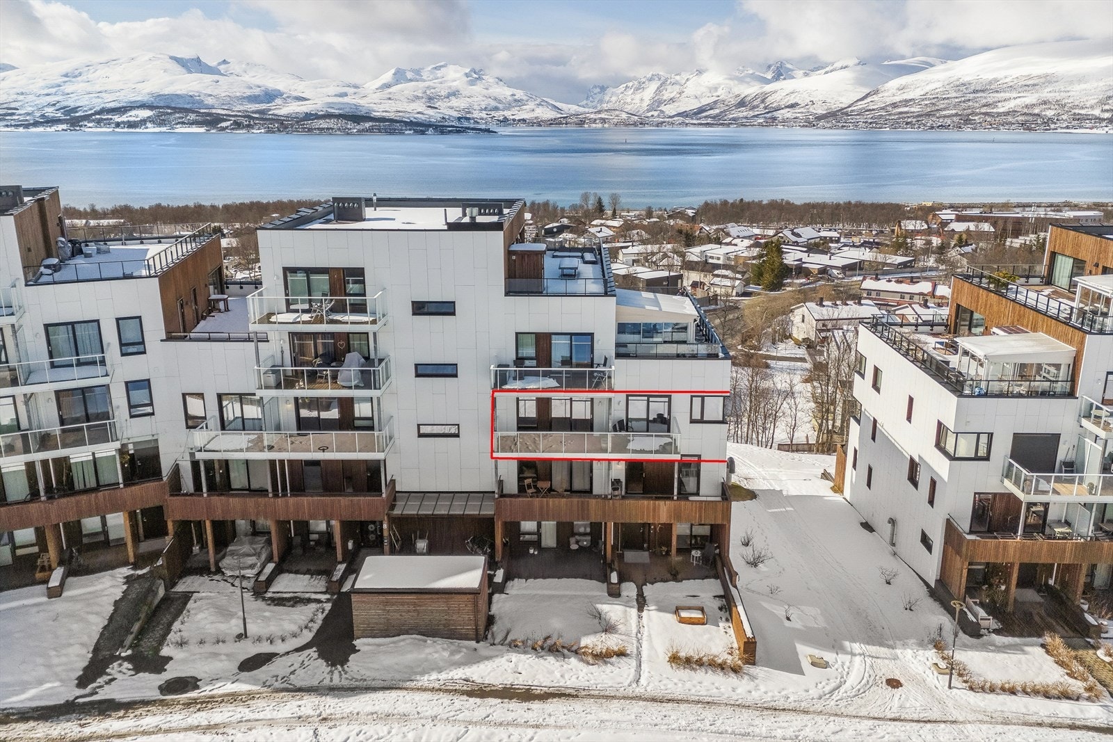 Leiligheten har en ettertraktet beliggenhet i Norrøna Boligpark. Galleribilde