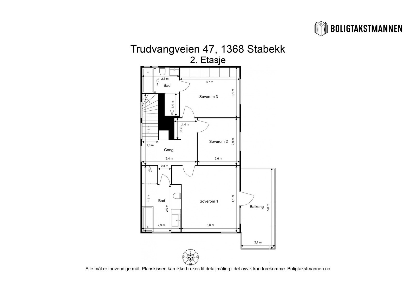 Plantegning 2. etasje. Galleribilde