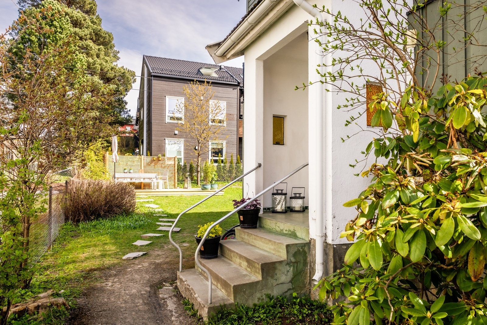 Inngangspartiet til boligen. Galleribilde