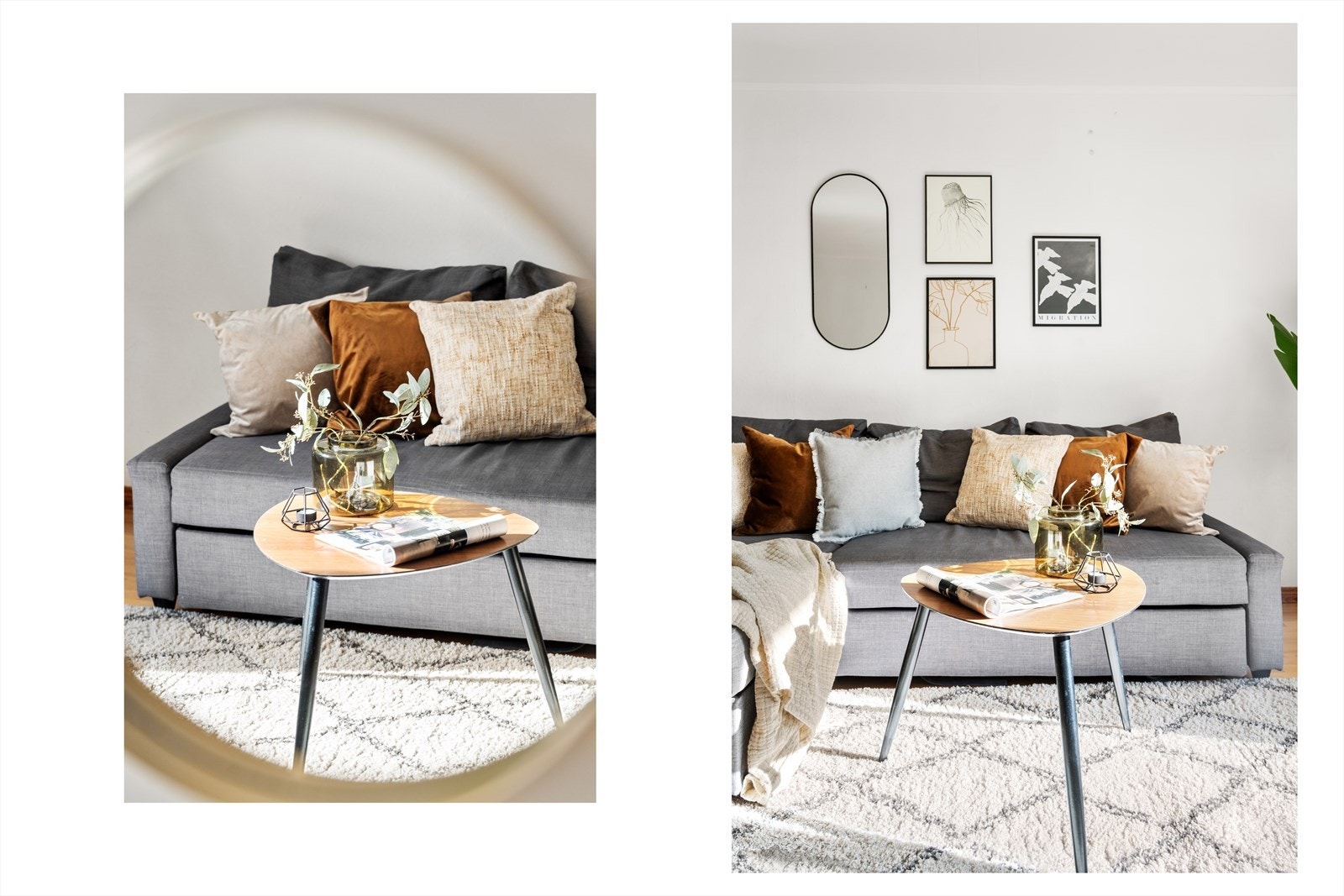 Stuen er lett å møblere og tilpasse etter eget ønske. Galleribilde
