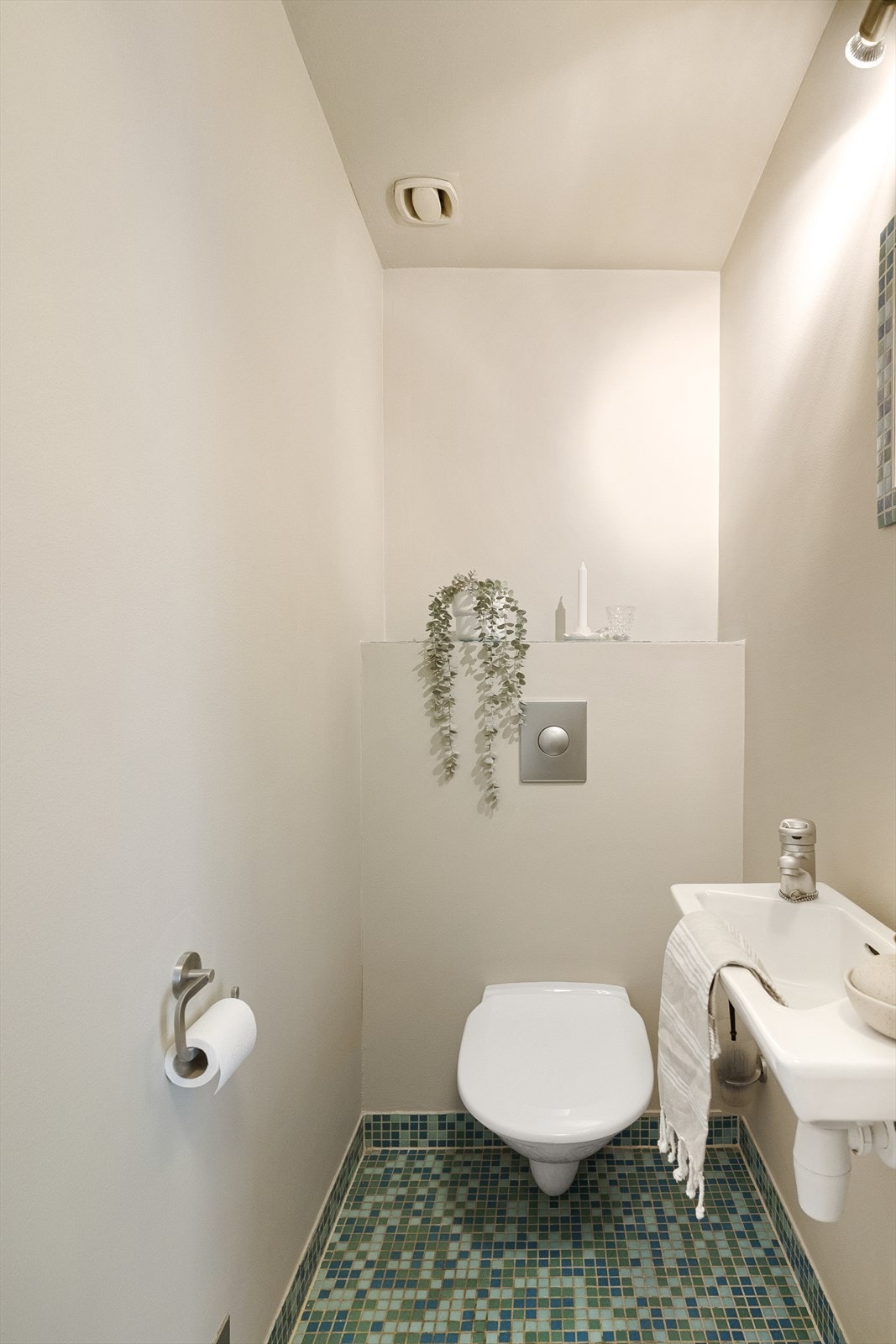 - Toalettrommet er separat fra badet og har nymalte vegger og tak - Galleribilde