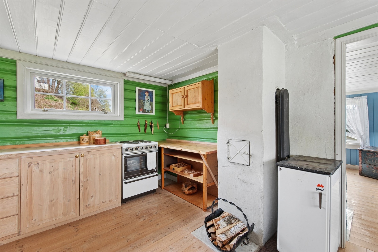 Den gamle delen av hovedhuset var opprinnelig en husmannsplass fra slutten av 1800-tallet. Galleribilde