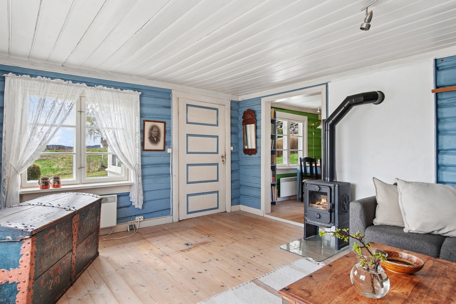 Her er både stilen og atmosfæren bevart. Galleribilde
