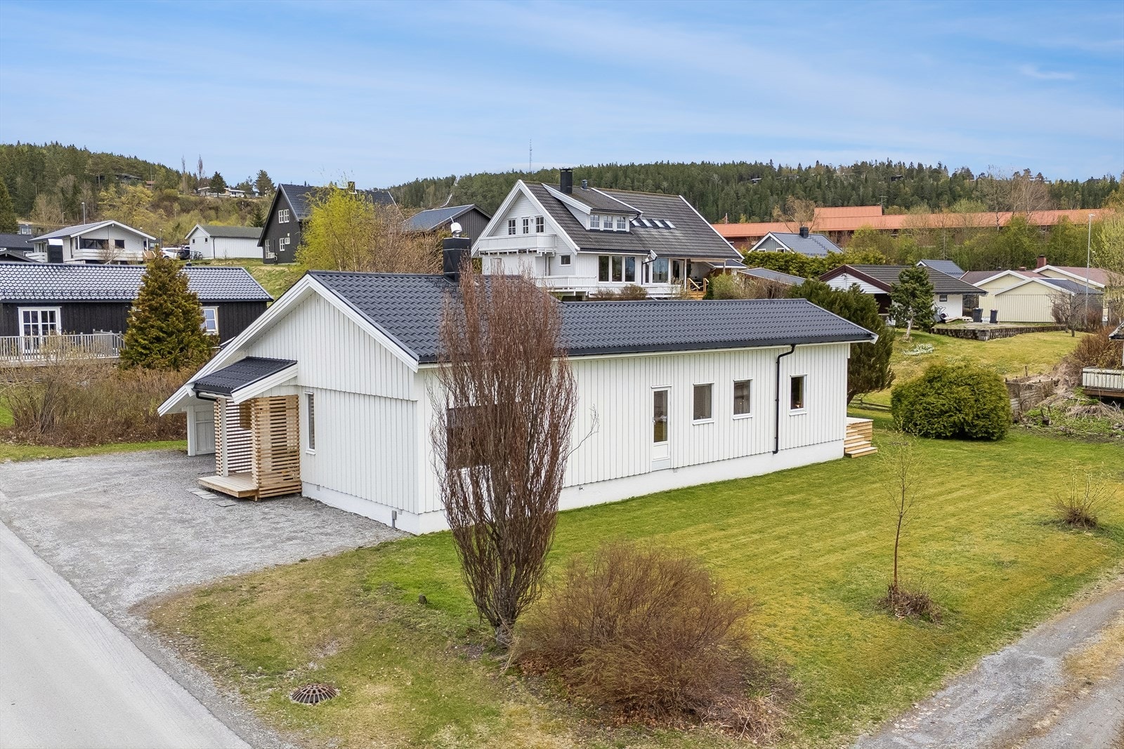 Flat, lettstelt tomt Galleribilde