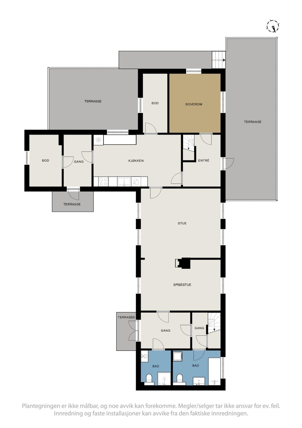 Planskisse. Galleribilde