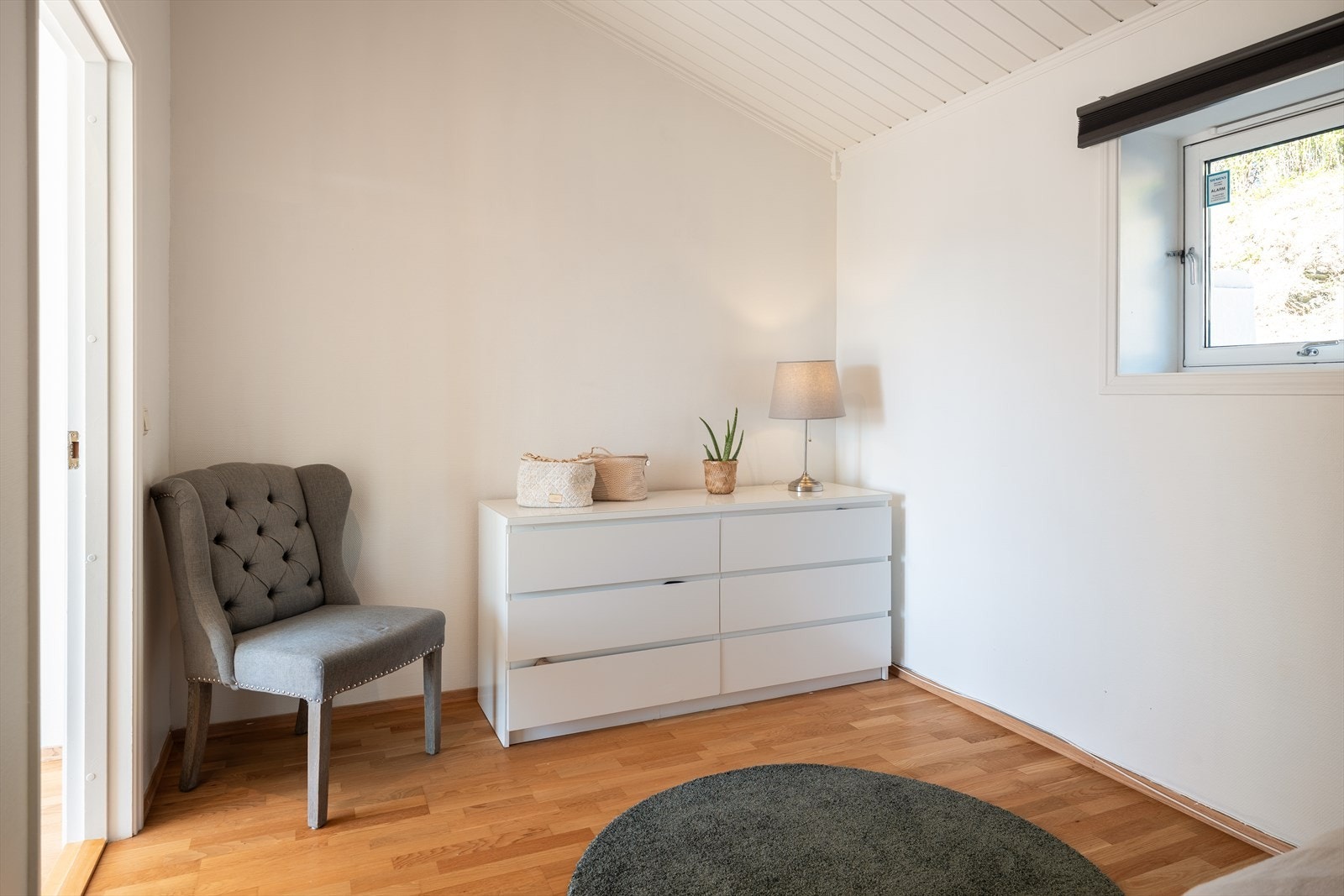 Det tredje soverommet er målt til 10m², her kan du fint møblere etter egent ønske. Galleribilde
