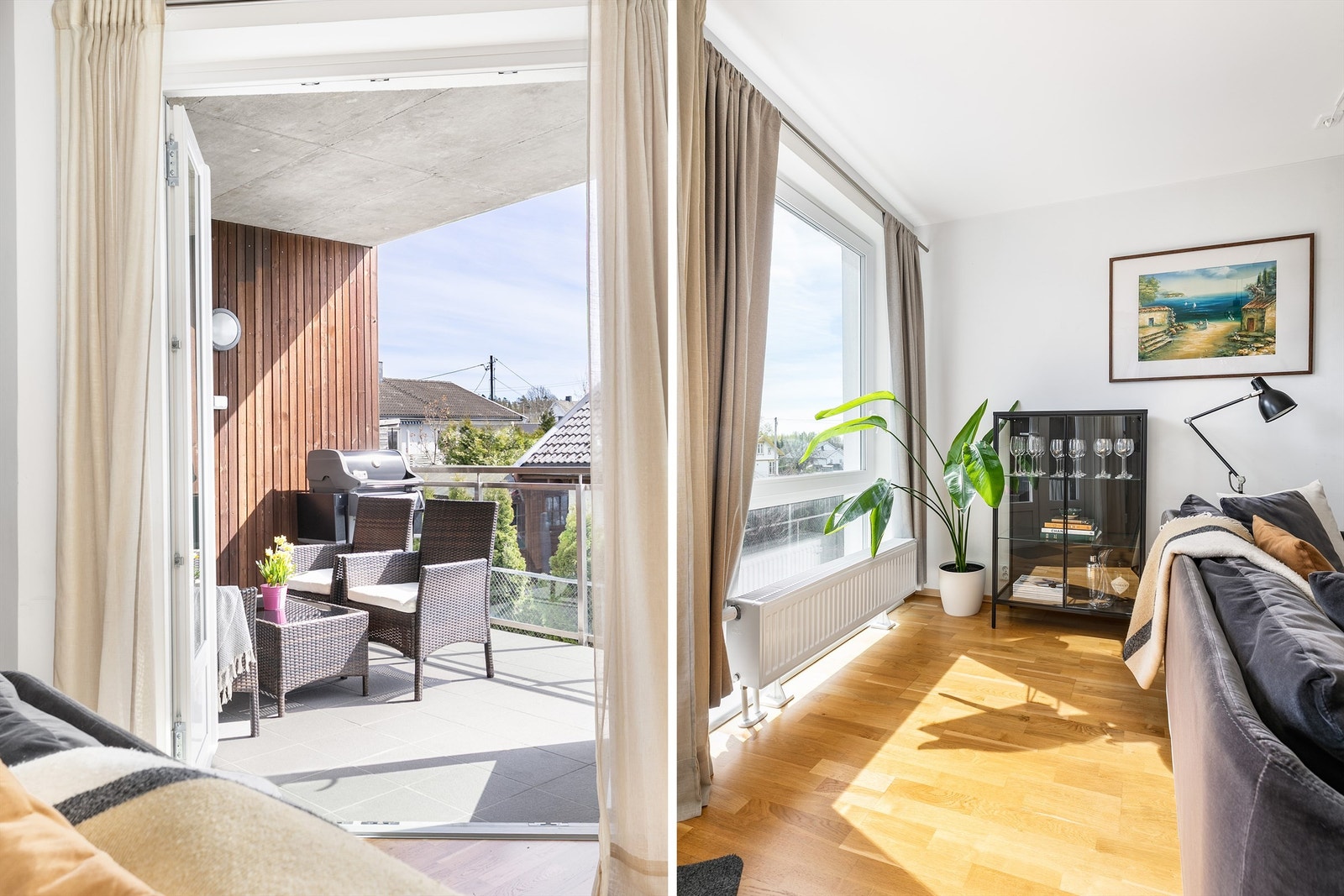 Leiligheten er tilknyttet sentralvarme-anlegg og varmes opp med hjelp av radiatorer. Strømforbruket kan dermed holdes lavt. Galleribilde