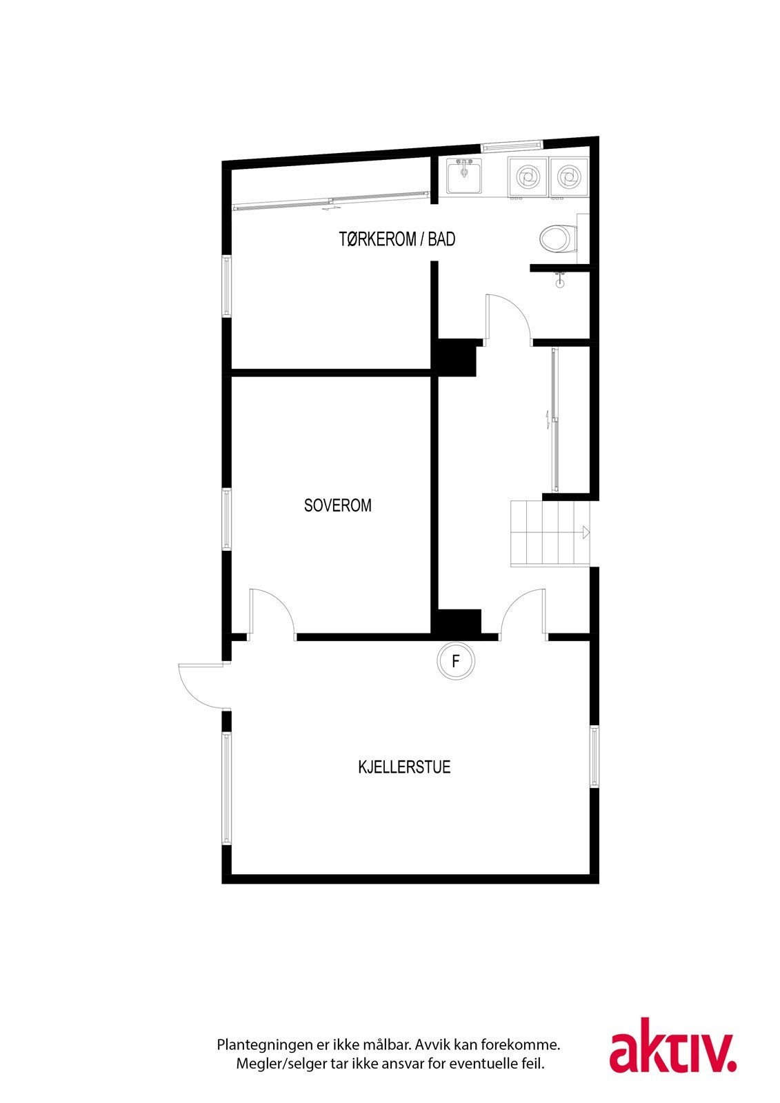 Planoversikt kjeller. Galleribilde