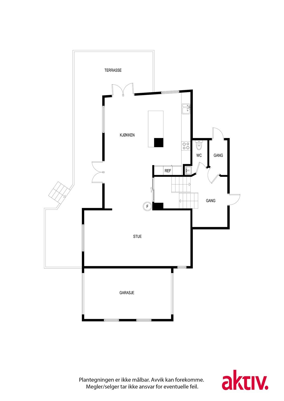 Planoversikt 1. etg (avvik kan forekomme) Galleribilde