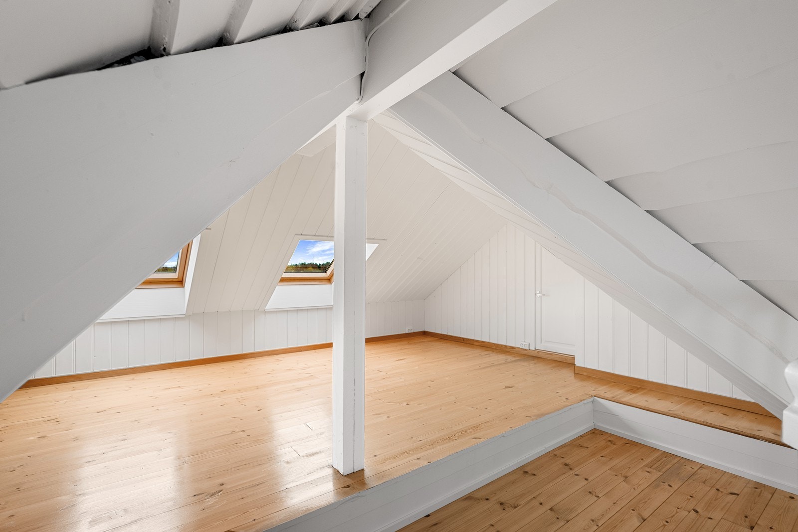 Loft: Muligheter for lekerom for de aller minste eller oppbevaring. Arealet er ikke målbart på grunn av takhøyden. Galleribilde