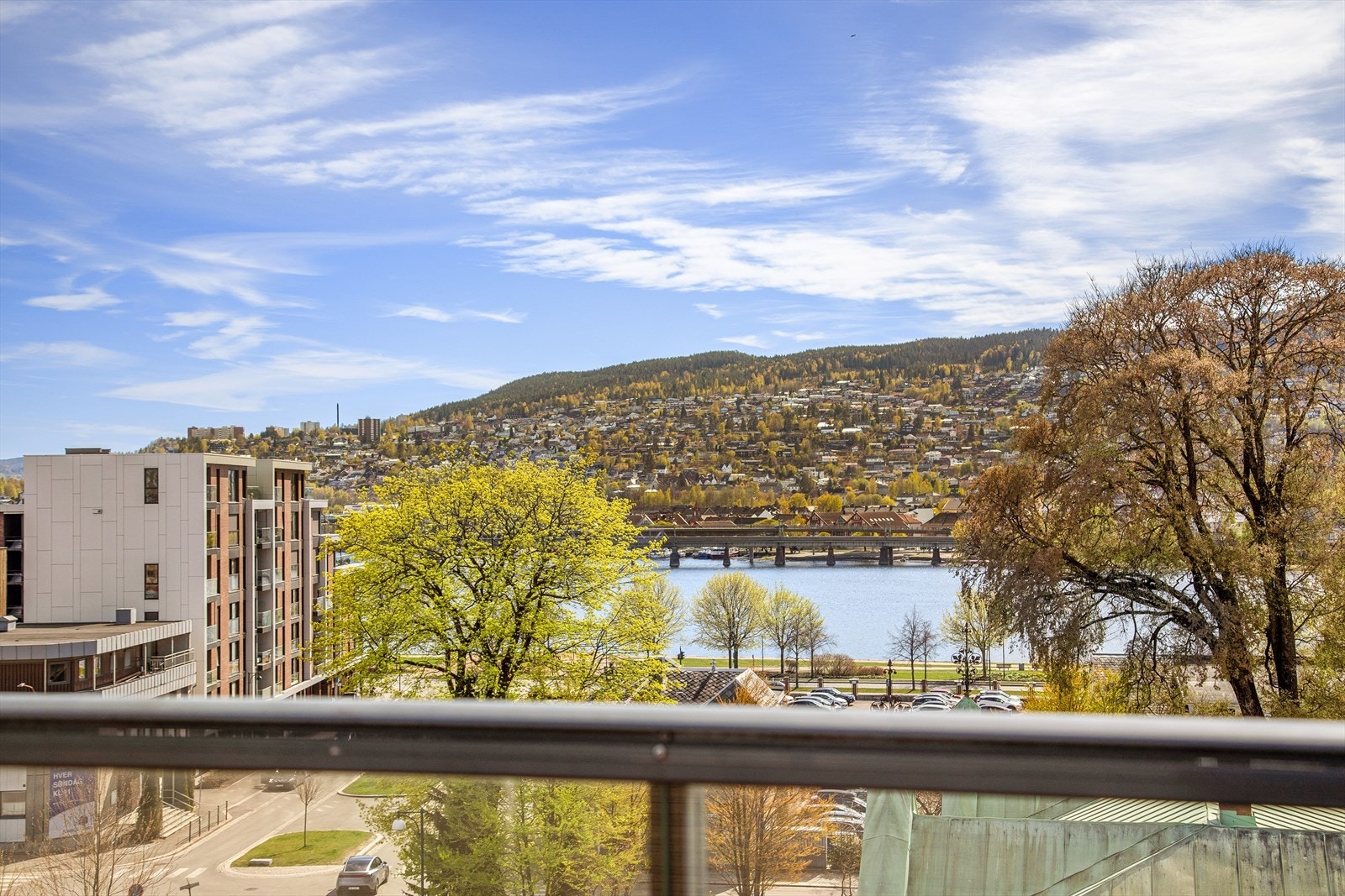 Utsikt fra takterrassen Galleribilde