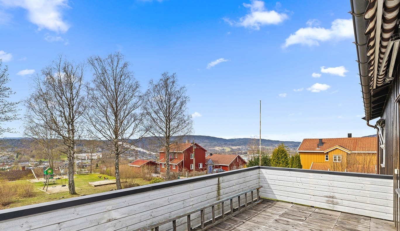 Flott langstrakt utsikt mot vest/nord Galleribilde