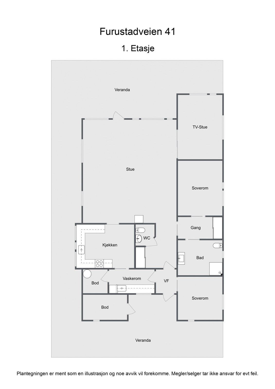 Plantegning Galleribilde