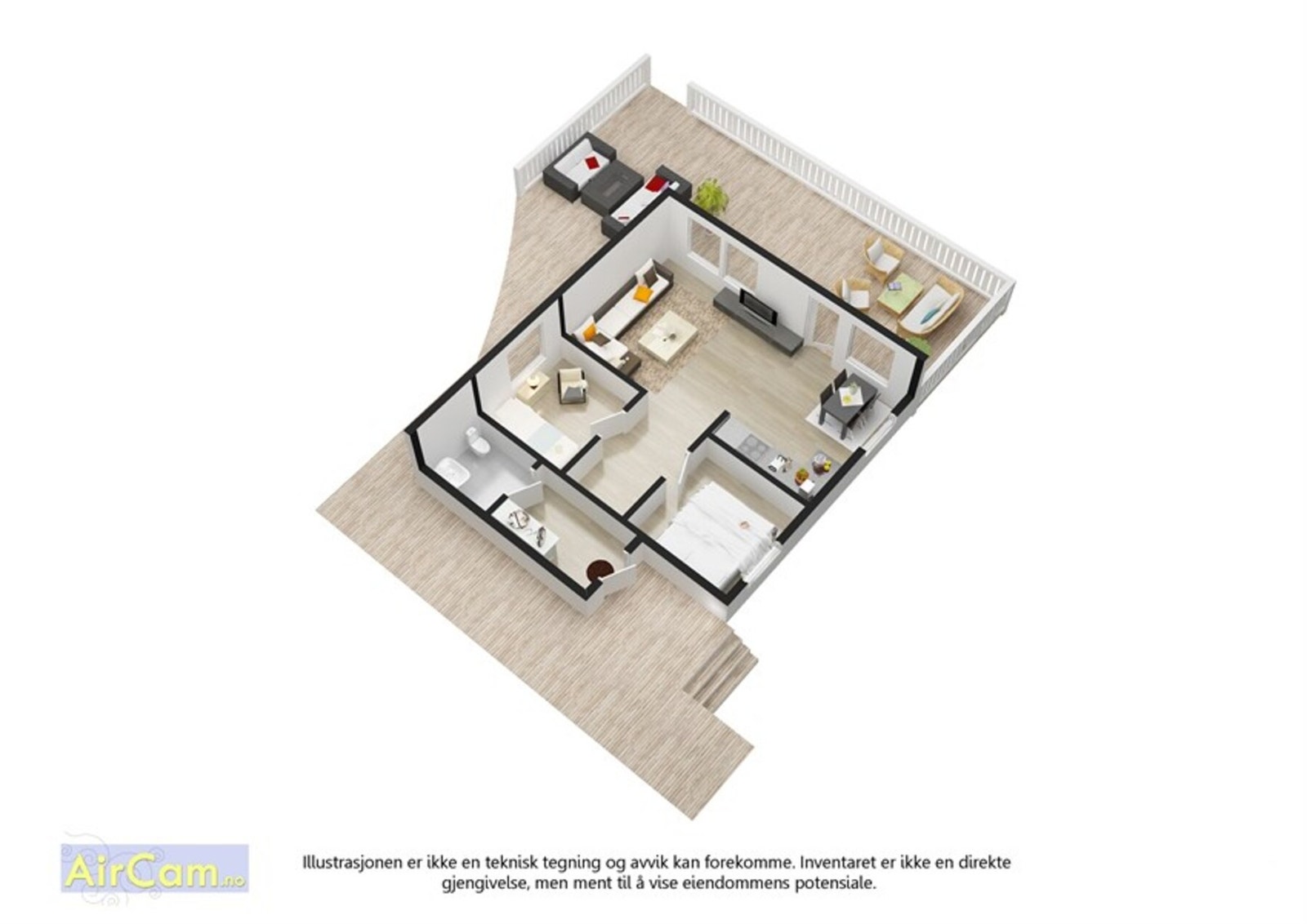 Plantegning over hytta Galleribilde